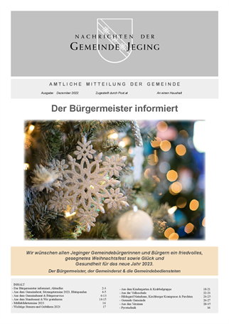 Gemeindezeitung Dezember 2022